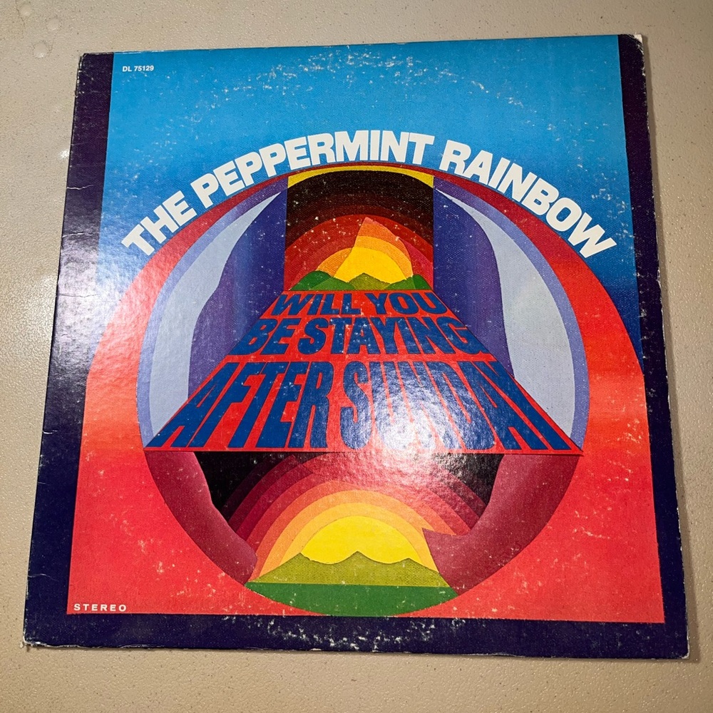 💙 The Peppermint Rainbow Will You Be Staying After Sunday Vinyl Album